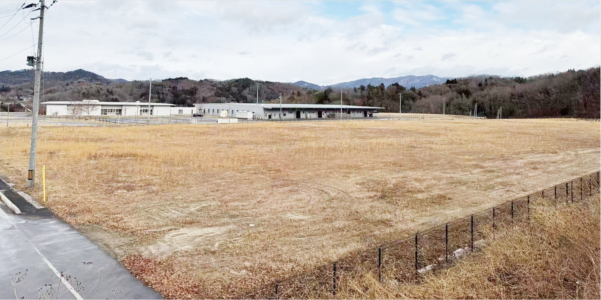 福島県川俣町の西部工業団地